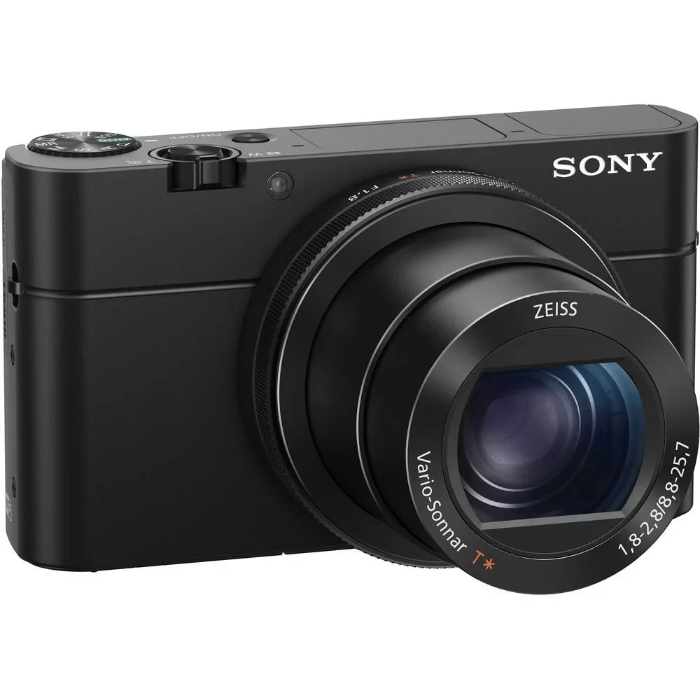 Cyber-shot DSC-RX100 IV Camera DSCRX100M4/B With Soft Bag, 64GB Memory Card, Card Reader , Plus Essential Accessories