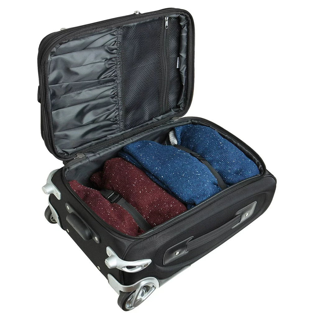 MOJO Black Hawaii Warriors 21" Softside Rolling Carry-On Suitcase