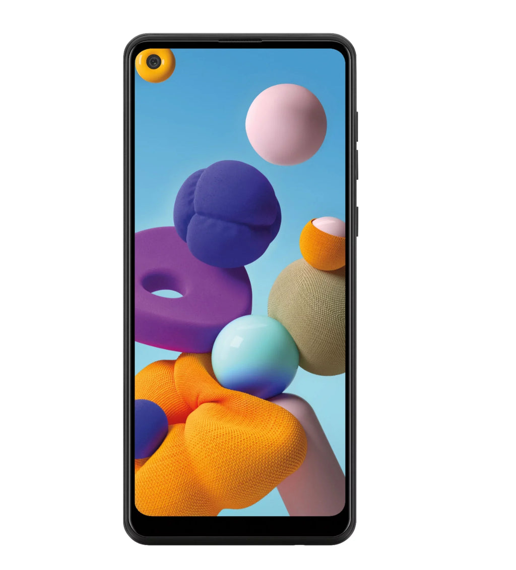 Restored  SMA215UZKAXAA Galaxy A21 32GB Unlocked SmartPhone, Black (Refurbished)