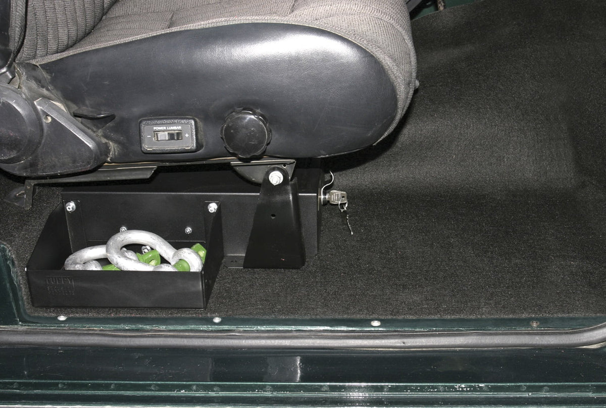 Tuffy Security Products 256-01 Under Seat Drawer - Passenger Side; Black; 1966-1977  Bronco