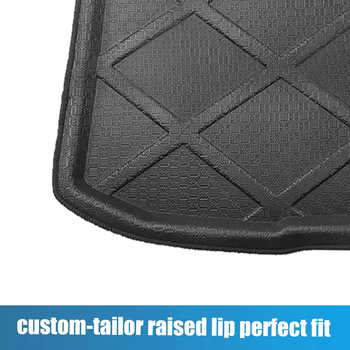 Unique Bargains Auto Rear Trunk Liner Cargo Floor Mat wrap for  Edge Plastic