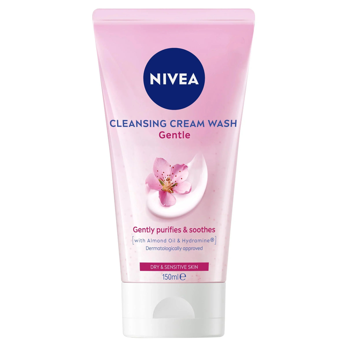 Nivea Visage Daily Essentials Gentle Cleansing Cream Wash For Dry & Sensitive Skin (150Ml)