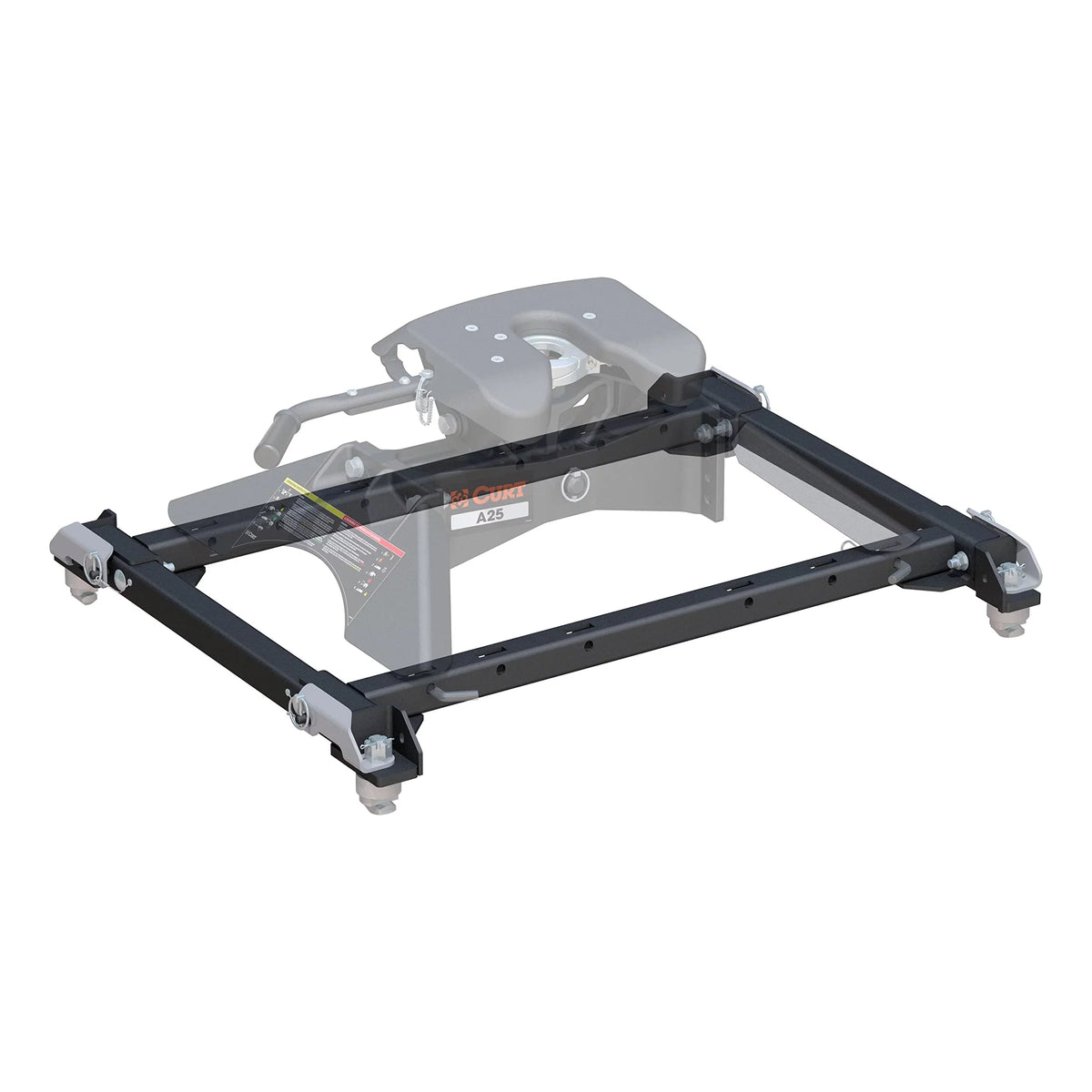 Curt 16042 Puck System 5th Wheel Adapter w/Rails, 20-24 Ram 2500/3500