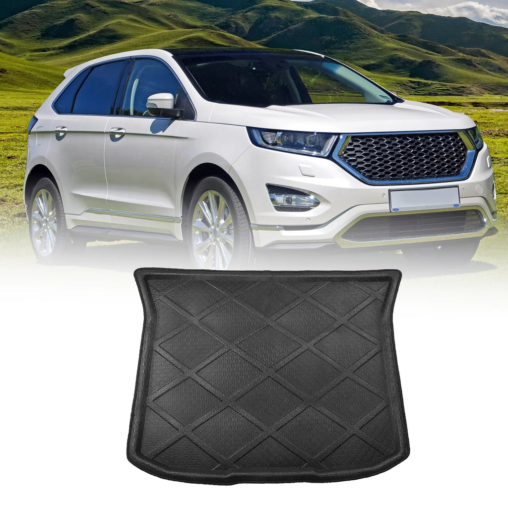 Unique Bargains Auto Rear Trunk Liner Cargo Floor Mat wrap for  Edge Plastic