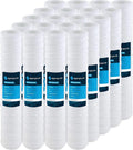 SpiroPure SP-CW50-20 20x2.5 50 Micron String-Wound Polypropylene Sediment aqua Filter Cartridge SWC-25-2050 (Case of 20)