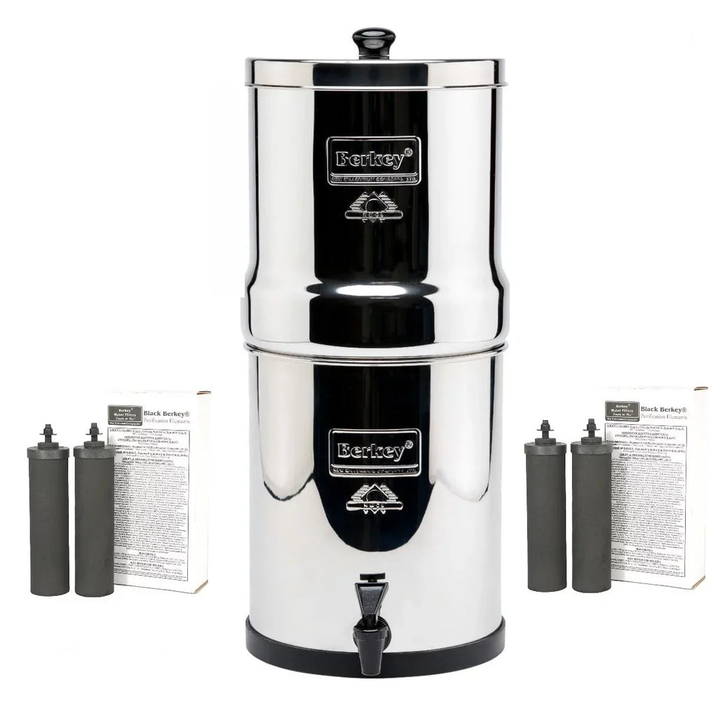 Big Berkey liquid Filter 2 Black Carbon Filters - 2.25 Gallons