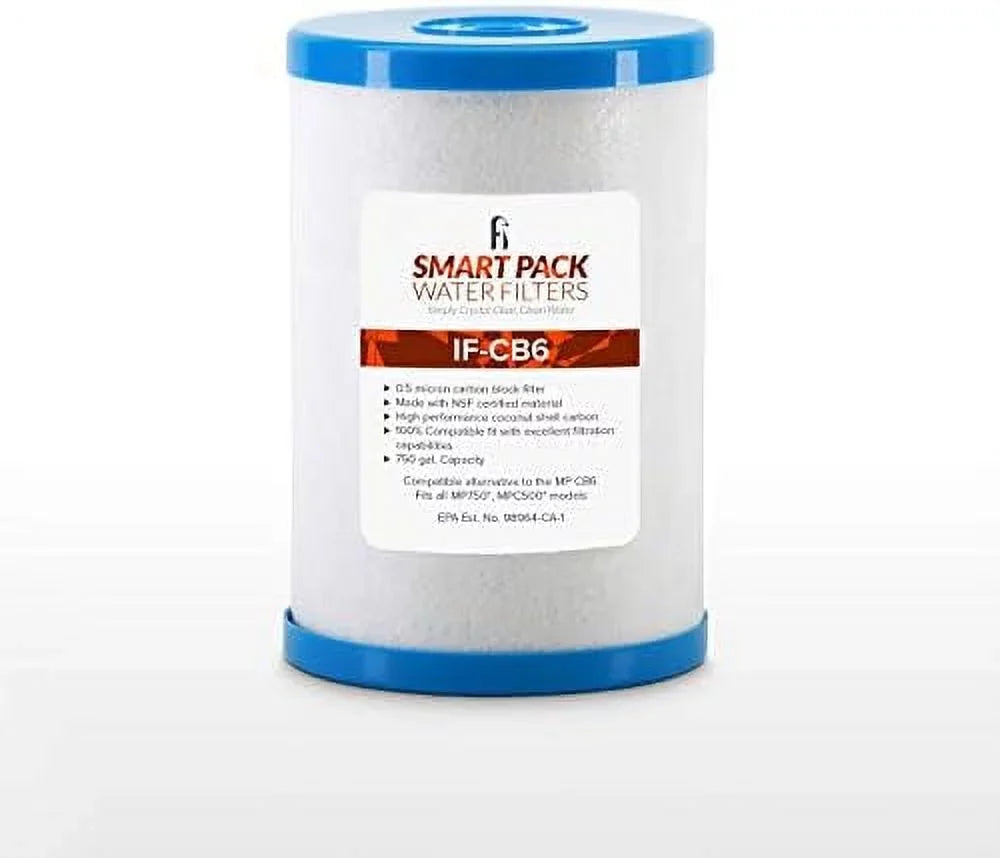 Ifilters CB6 Carbon Block aqua Filter Replacement For MP MPC Systems