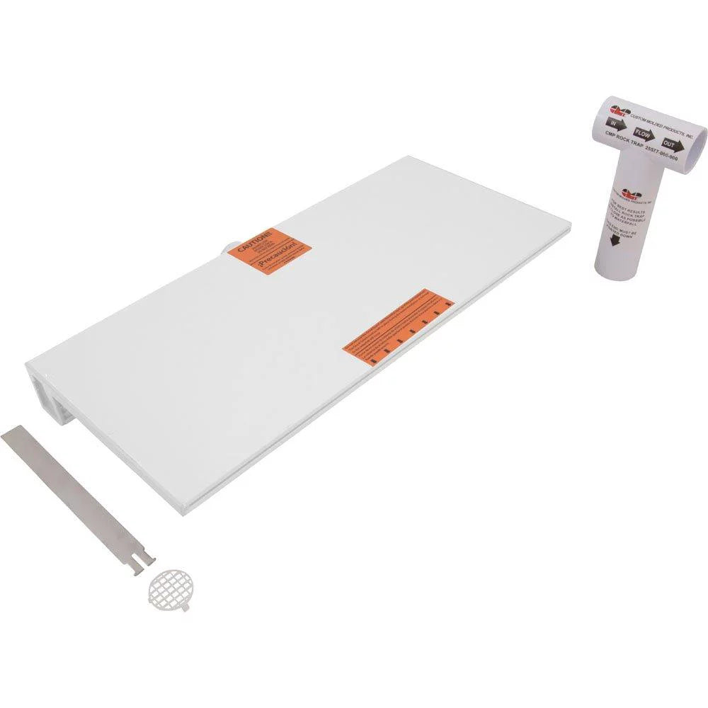 CMP 24In Pool Waterfall (12In Lip) White 25577-230-120