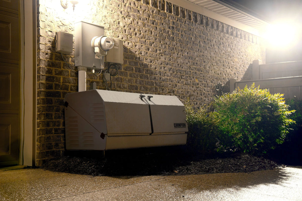 Champion 14-kW Home Standby Generator with 200-Amp Whole House Automatic Transfer Switch with Demand Control