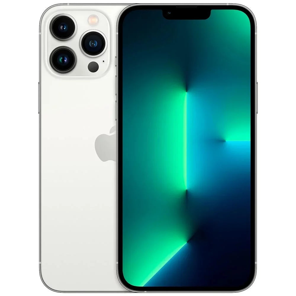 Restored  iPhone 13 Pro Max 128GB Fully Unlocked Silver (Refurbished)