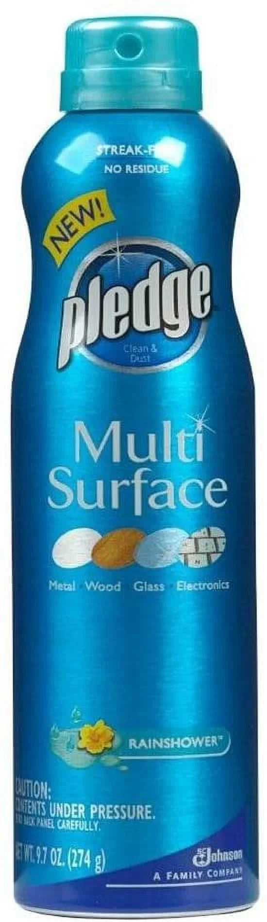 RainShower Fresh Scent Multi Surface Multi Purpose Cleaner Aerosol 6-Pack. 9.7 oz