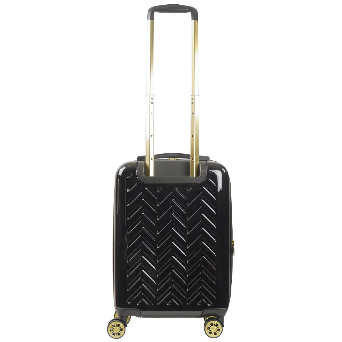 Grove 22 Inch Rolling Luggage, Hardshell Carry On Suitcase with Spinner Wheels, Black