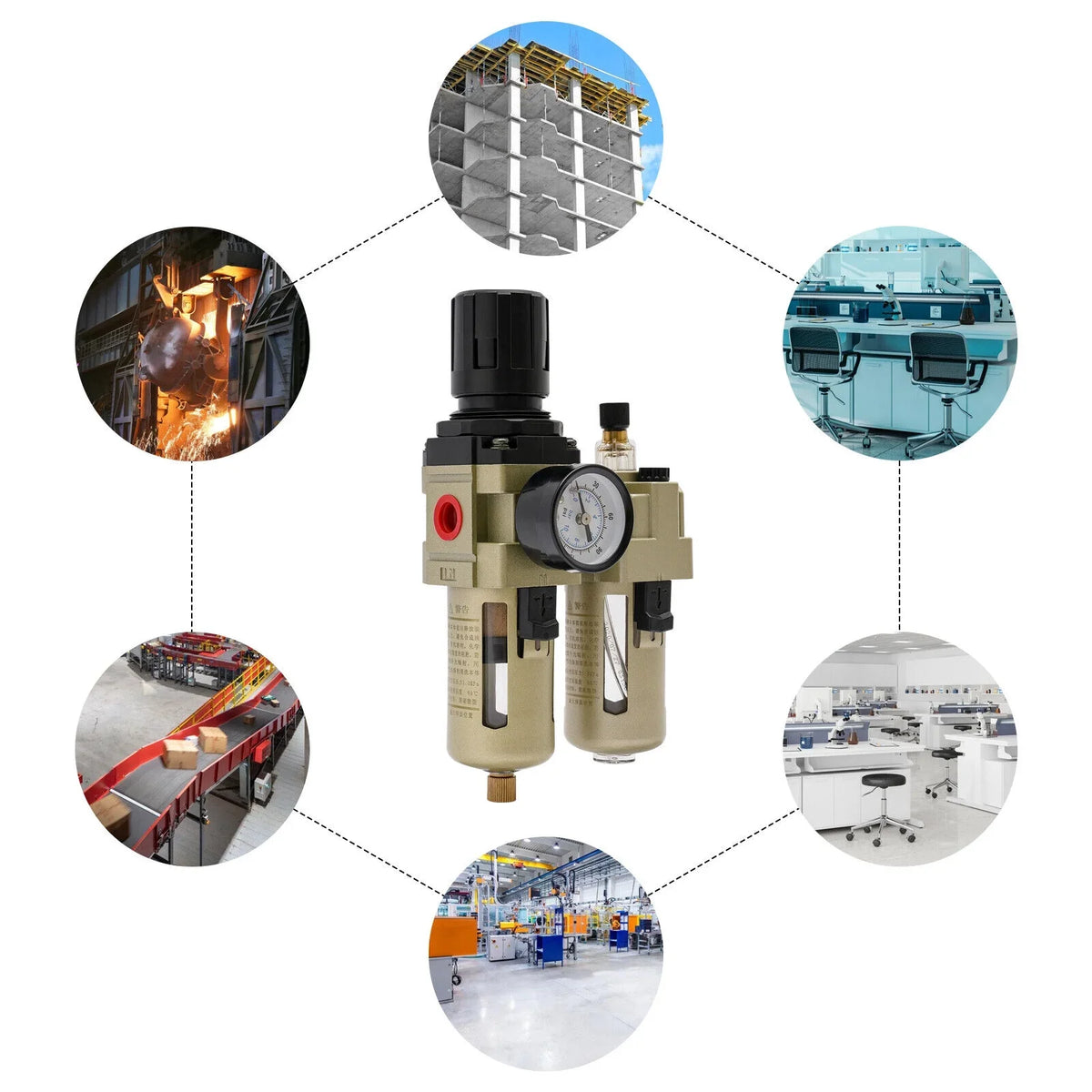 Oil liquid Separator Regulator Trap Filter Tire Changer Machine Part Equipment New