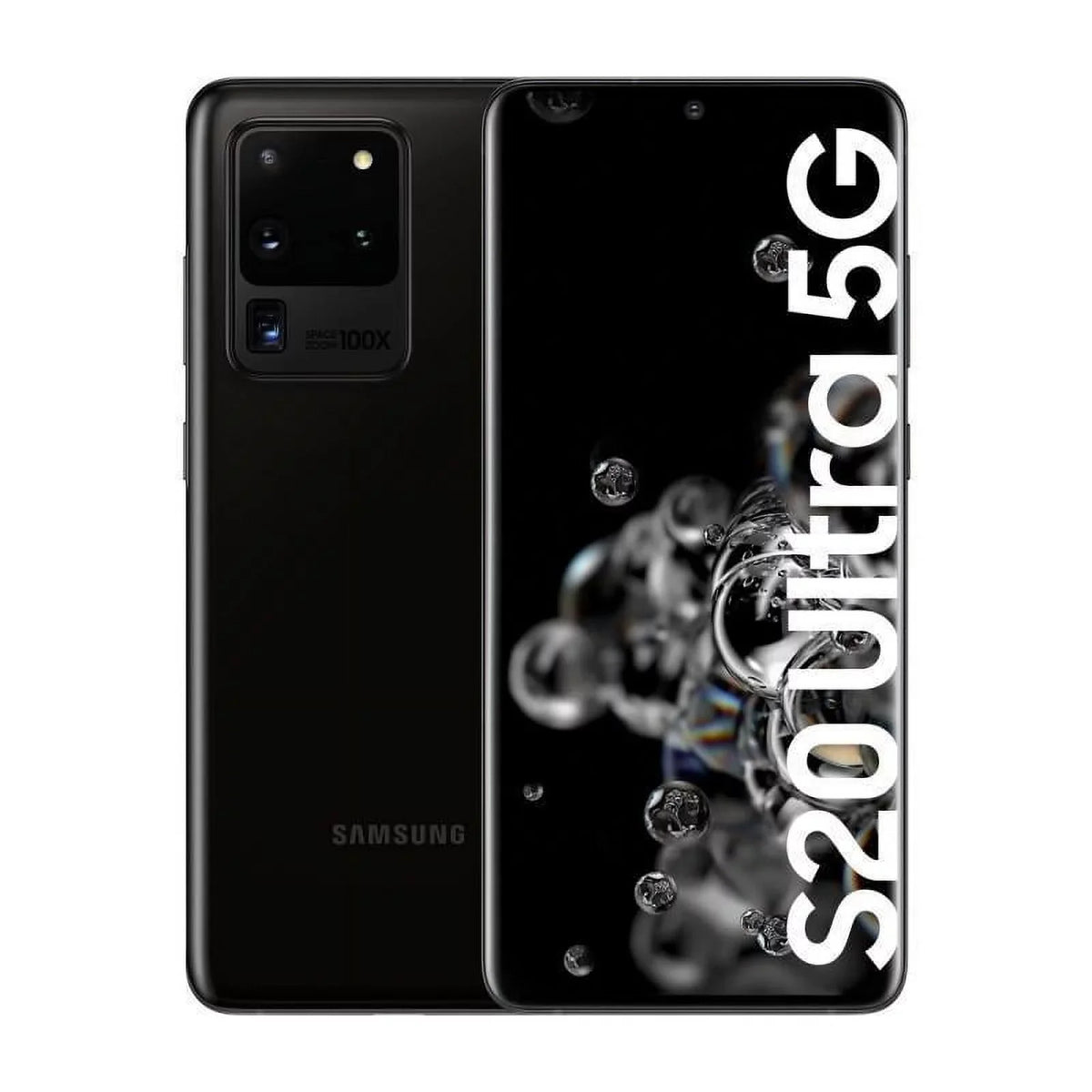 Pre-Owned  Galaxy S20 Ultra 5G G988 128GB, Black Dual SIM Unlocked Smartphone (Refurbished: Good)