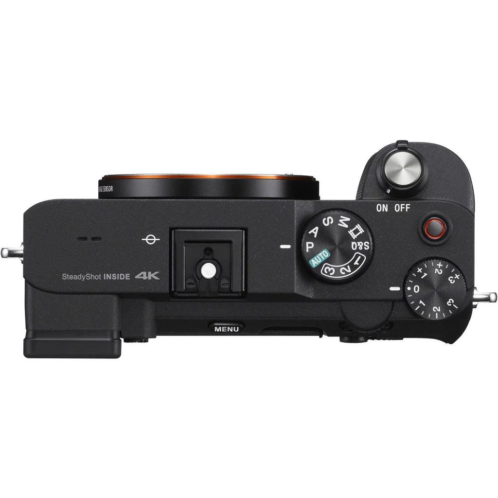 Alpha a7C Mirrorless Digital Camera (Body Only, Black) with Essential Accessory Bundle - Includes: SanDisk Extreme PRO 64GB Memory Card, 2x Seller Supplied Replacement FZ100 Batteries & More