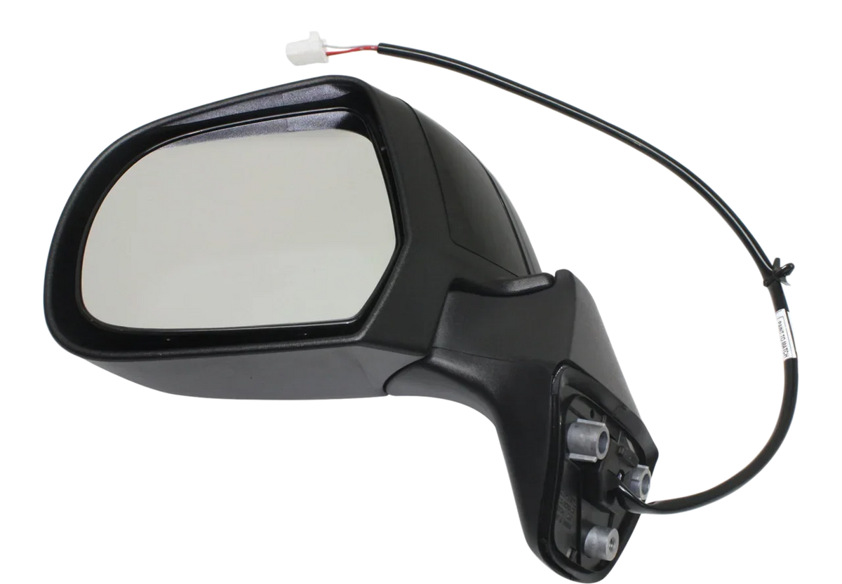 SR Model). VERSA NOTE 14-19 MIRROR LH, Power, Manual Folding, Non-Heated, Paintable, w/o Side View Camera, (Exc