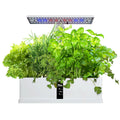 Smart Hydroponics Growing System Indoor Garden Kit 9 Pods Automatic Timing with Height Adjustable 15W LED Grow Lights 2L moisture Tank Smart moisture Pump for Home Office Kitchen