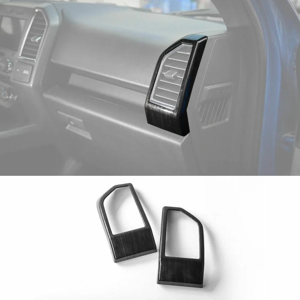 Teledu Car ABS Interior Center Console wrap Trims 8 pcs F150 m