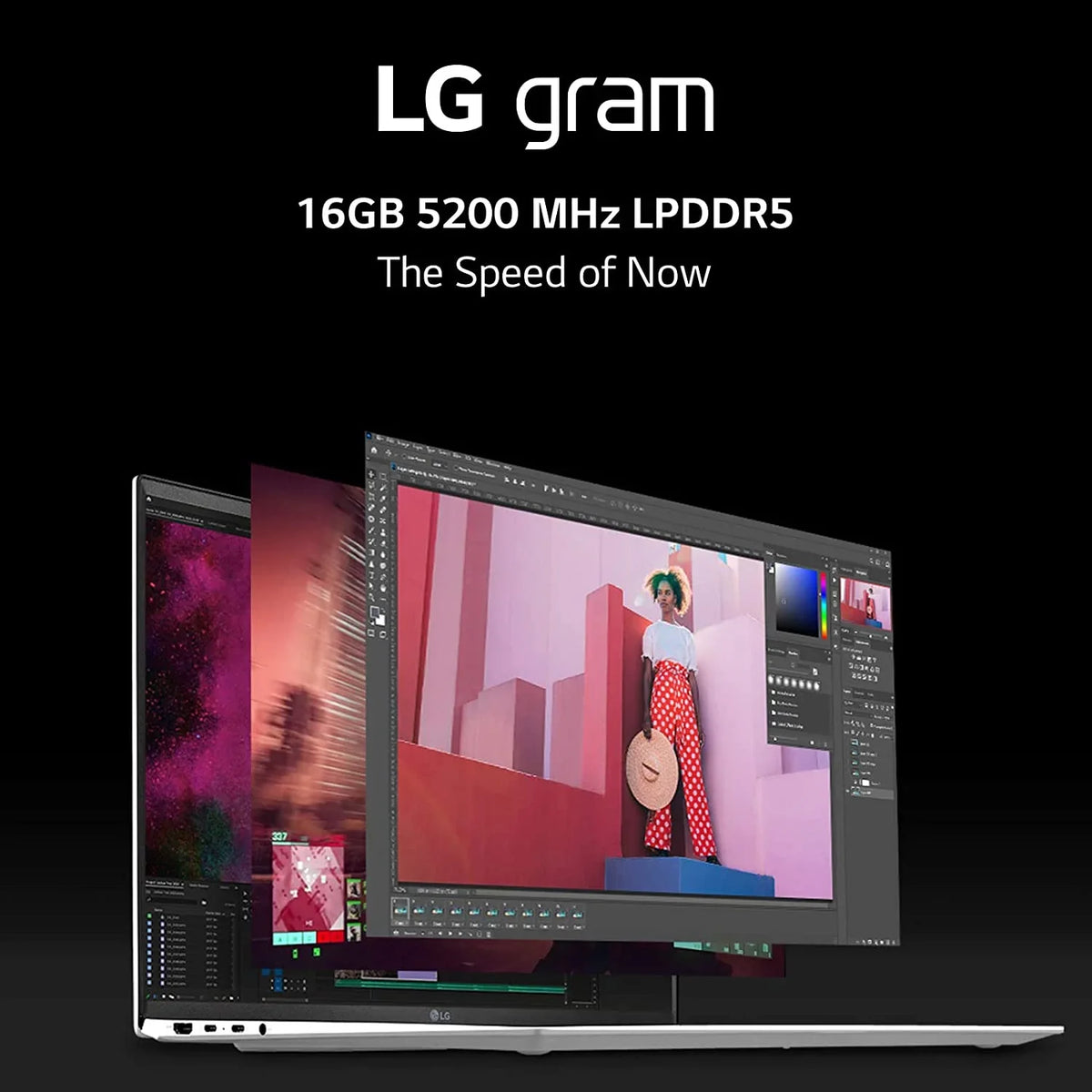 Gram 14Z90Q 14" Lightweight Laptop,  i7-1260P, 16GB RAM/512GB SSD, Black 14 in
