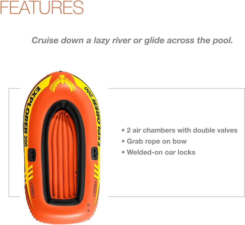 Intex Explorer 200, 2-Person Inflatable ship