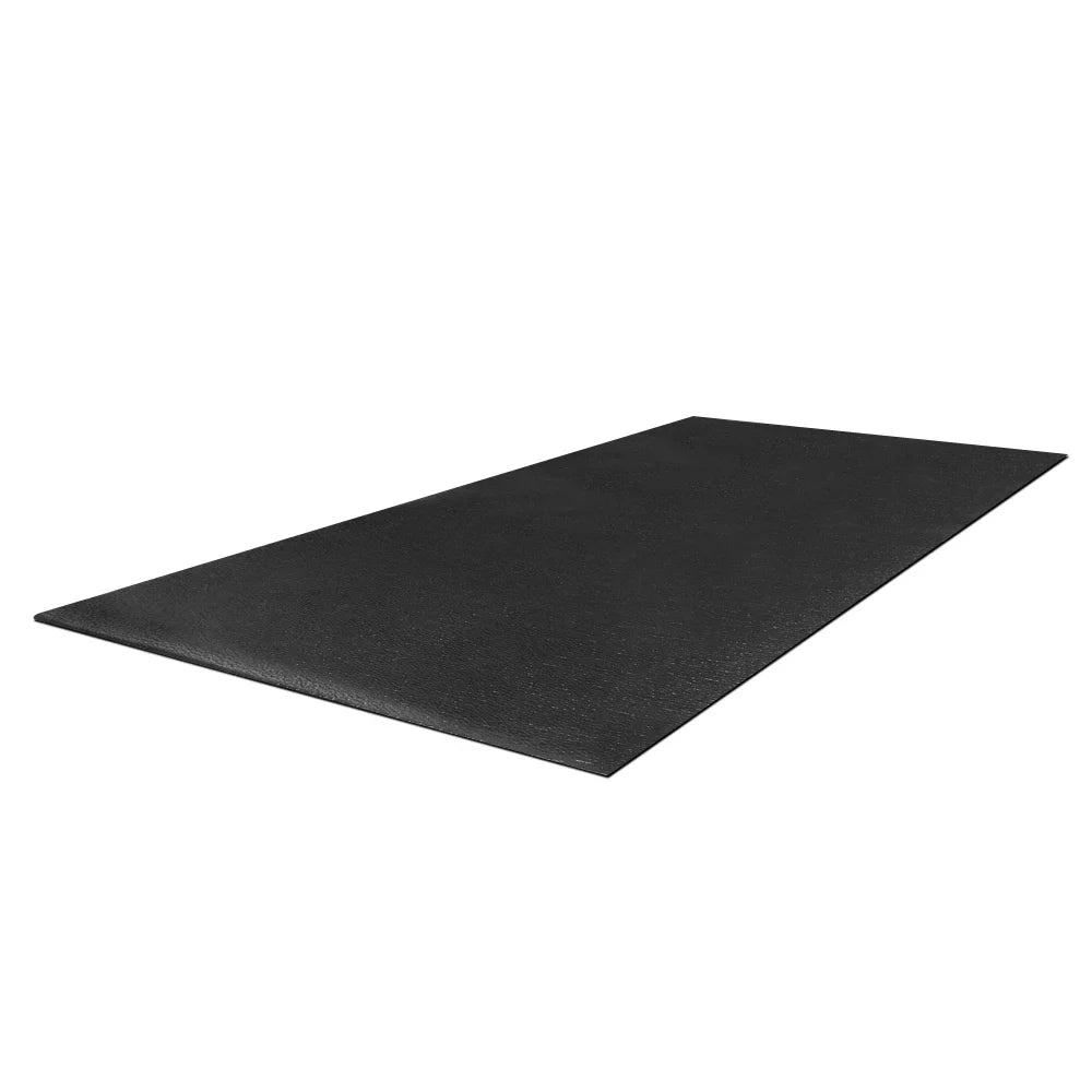 Kmowoo PVC Sports Equipment Treadmill Mat 200*90*0.6cm Black