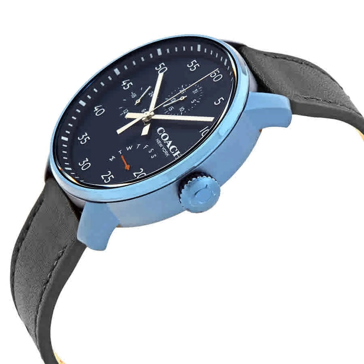 Coach Men's Bleecker Blue Dial Multifunction Watch 14602353