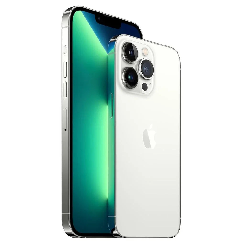 Restored  iPhone 13 Pro Max 128GB Fully Unlocked Silver (Refurbished)