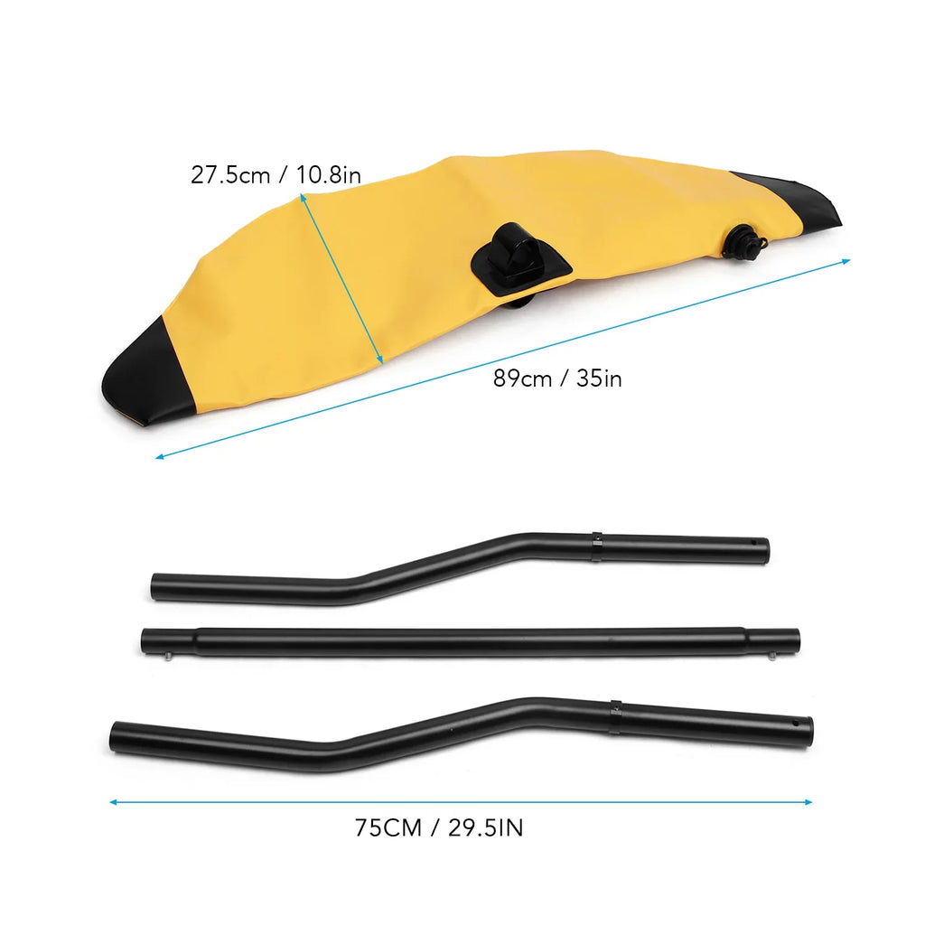Spirastell Kayak Float,ship Float Stabilizer Float With Sidekick With Sidekick Arms Rod craft Float Sidekick Arms Rod Pvc Inflatable Float With Float Stabilizer Kit Tuyya Zdhf Eryue Qisuo Huiop