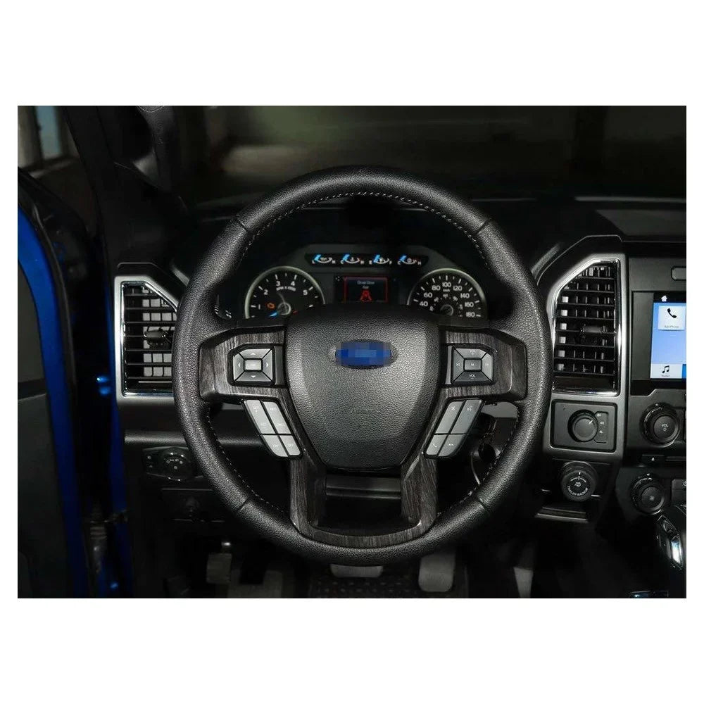Teledu Car ABS Interior Center Console wrap Trims 8 pcs F150 m