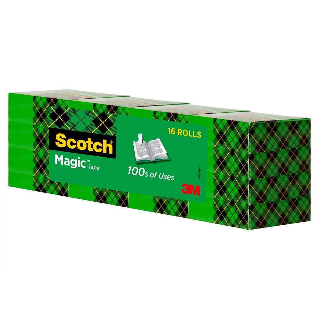 Scotch® Magic™ 810 Tape, 3/4" x 1,000", Pack Of 16 Rolls