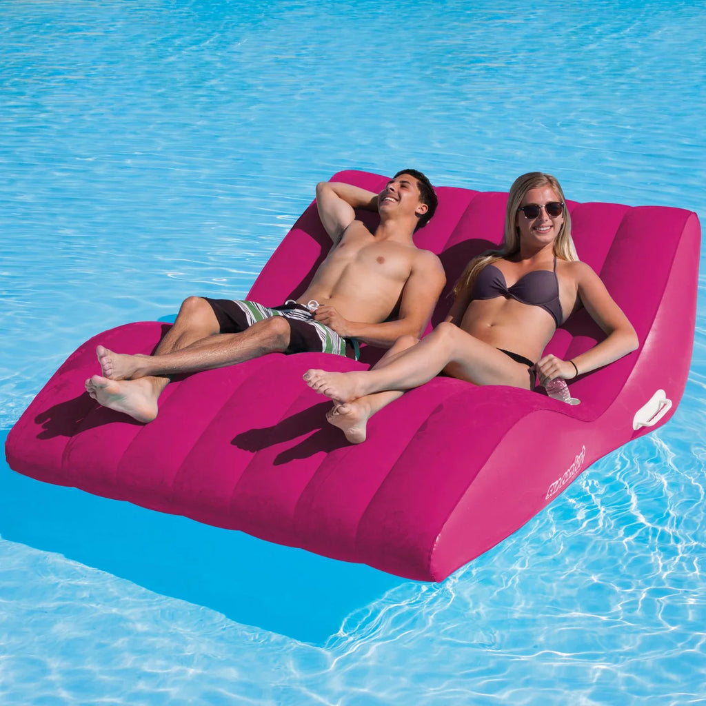 SUN COMFORT COOL SUEDE Double Zero Gravity Lounge, Lime