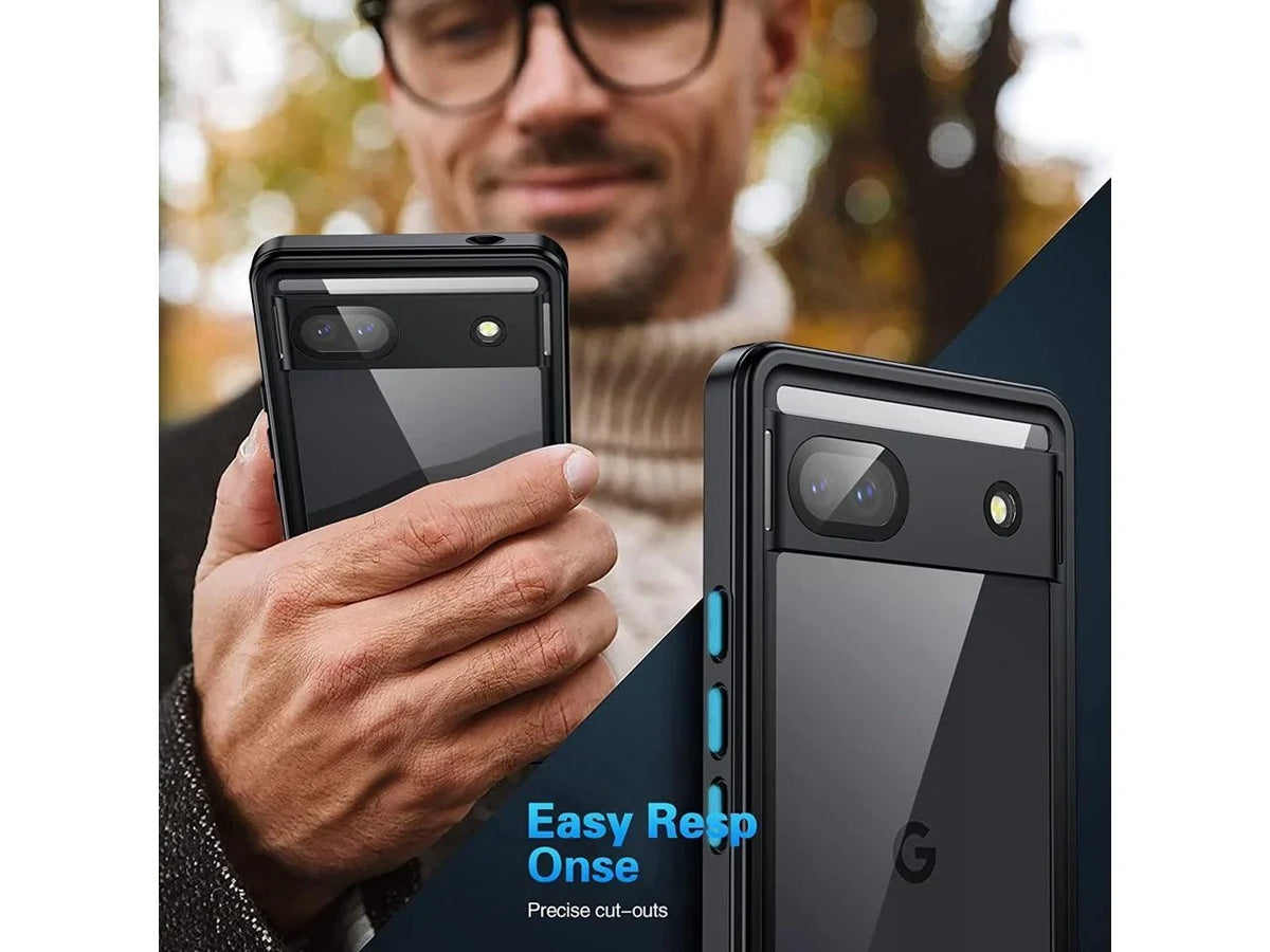 Google Pixel 6A Waterproof Case, IP68 Waterproof Shockproof Protective Case with Screen Protector Underwater Clear Back protector for Google Pixel 6A 5G