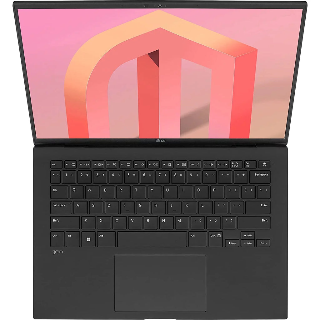 Gram 14Z90Q 14" Lightweight Laptop,  i7-1260P, 16GB RAM/512GB SSD, Black 14 in