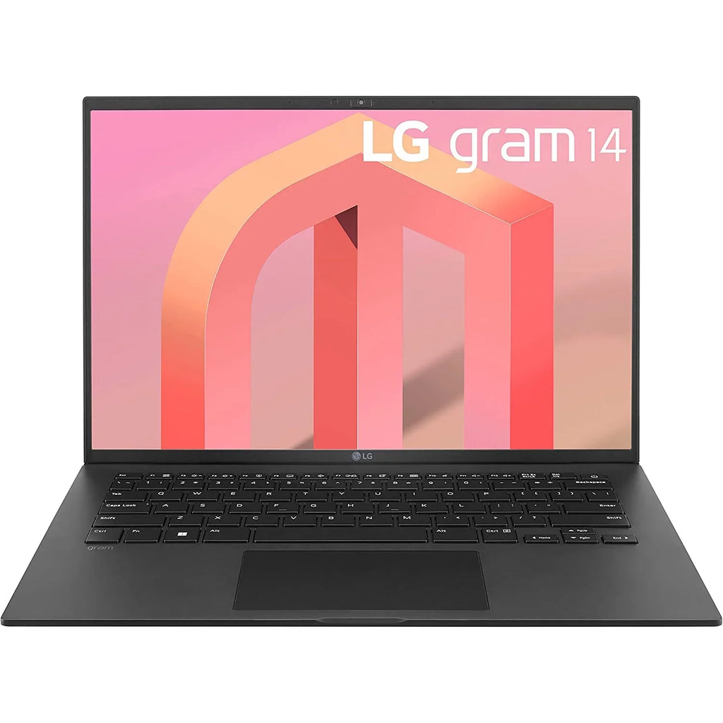 Gram 14Z90Q 14" Lightweight Laptop,  i7-1260P, 16GB RAM/512GB SSD, Black 14 in