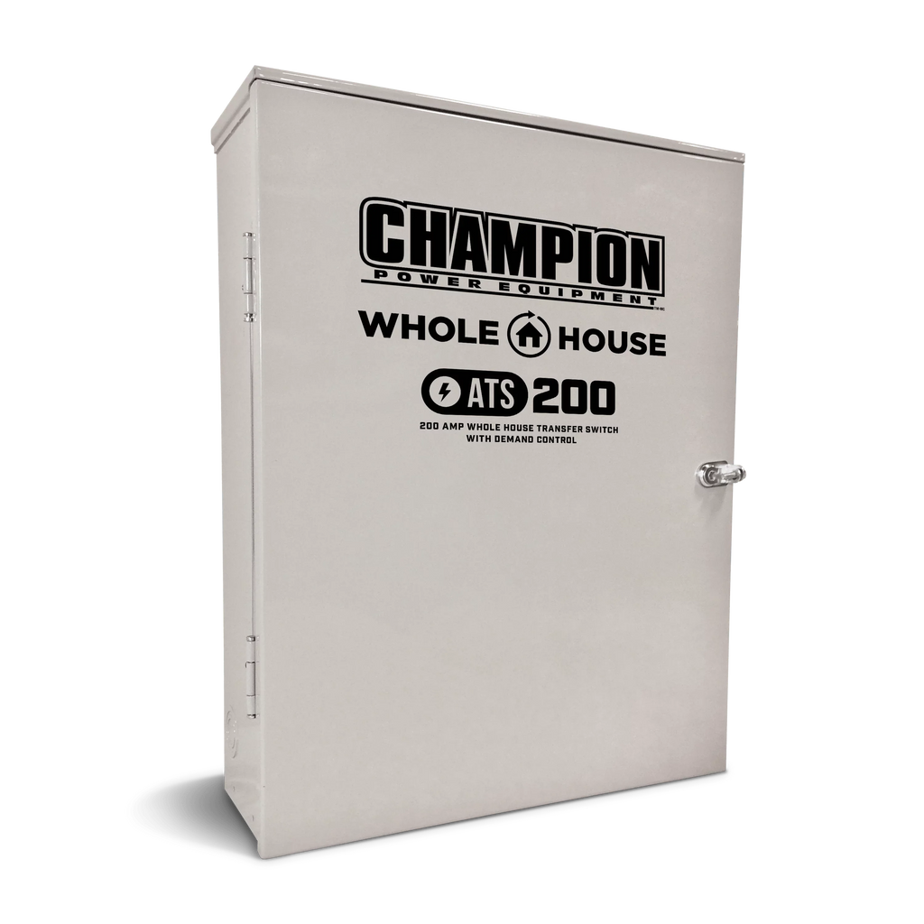 Champion 14-kW Home Standby Generator with 200-Amp Whole House Automatic Transfer Switch with Demand Control