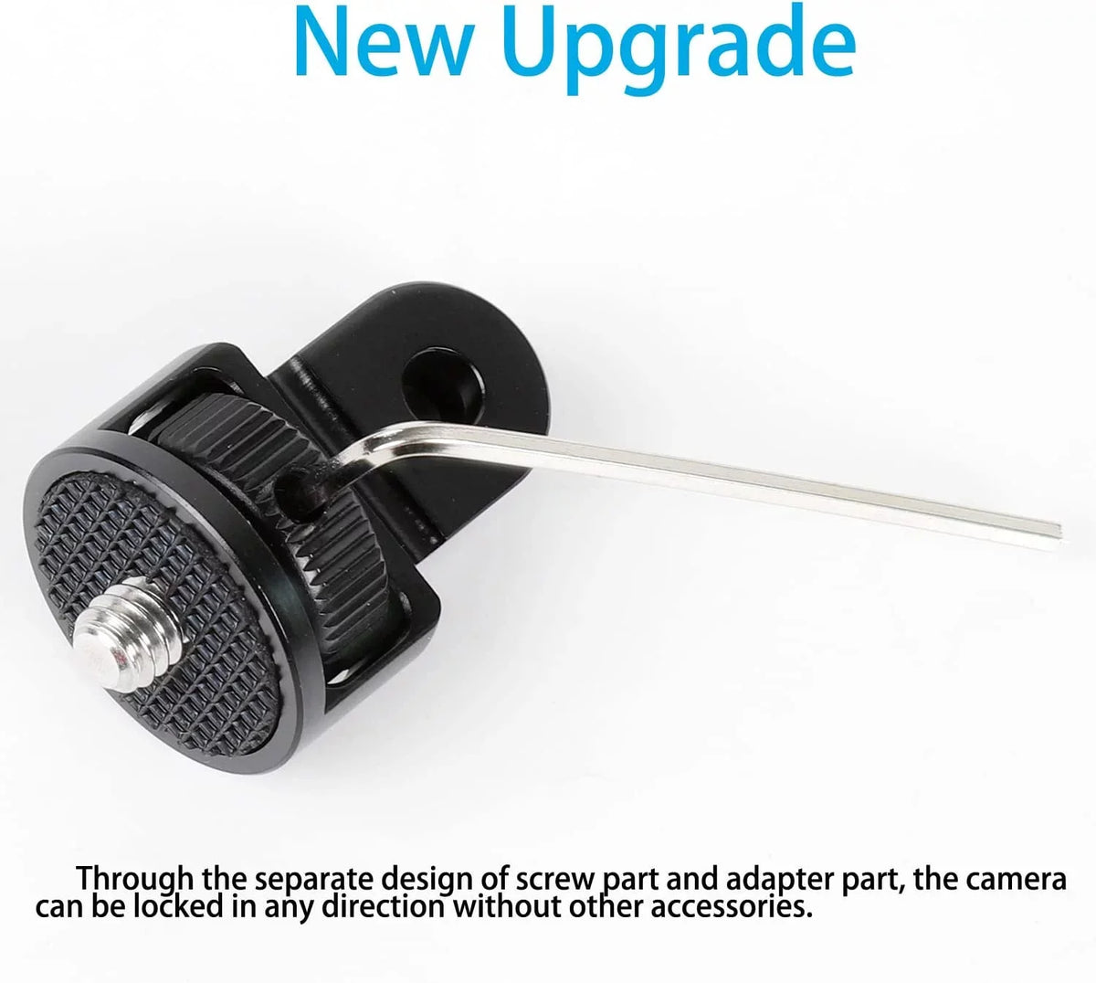 1/4" Adapter Screw Head Camera Mount, CNC Aluminum Alloy Tripod Conversion Adapter for Insta360 One X3 X2 X/