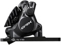 Shimano GRX BR-RX820 Hydraulic Disc Brake Caliper - Front, Flat-Mount, W/Bracket for 140/160mm Rotor (Assembled for