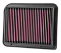 K&N Engine Air Filter: Washable, Replacement Filter: 2003-2019 MITSUBISHI/CITROEN/PEUGEOT, 33-3015