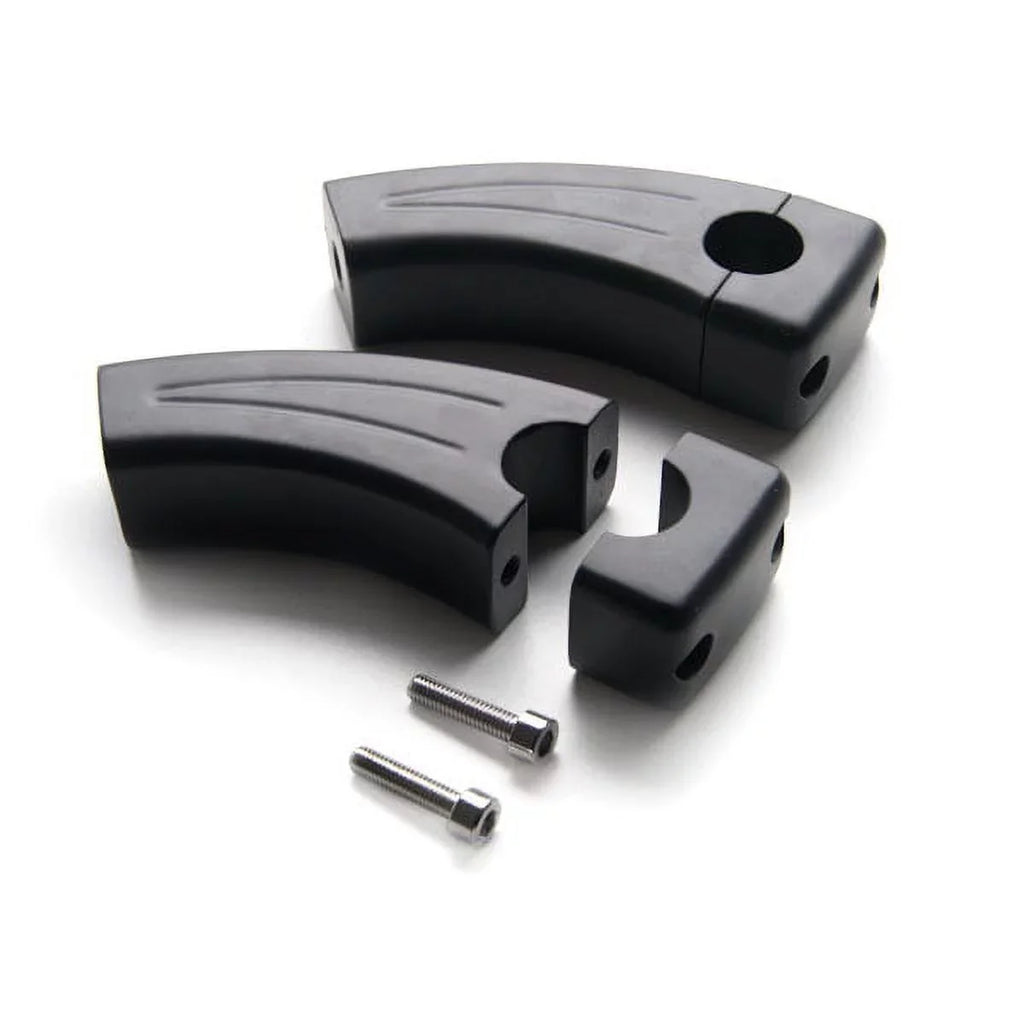 Krator 3.5" Black Bike Handlebar Pullback Risers 7/8" suitable with KTM Adventure 50 950 990