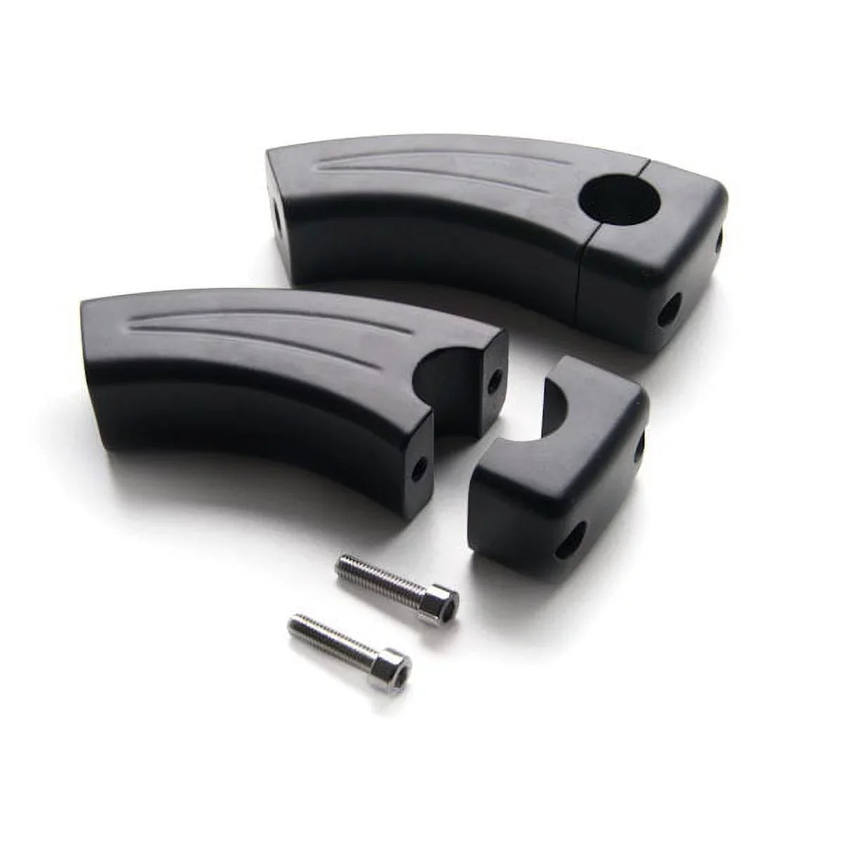 Krator 3.5" Black Bike Handlebar Pullback Risers 7/8" suitable with KTM Adventure 50 950 990