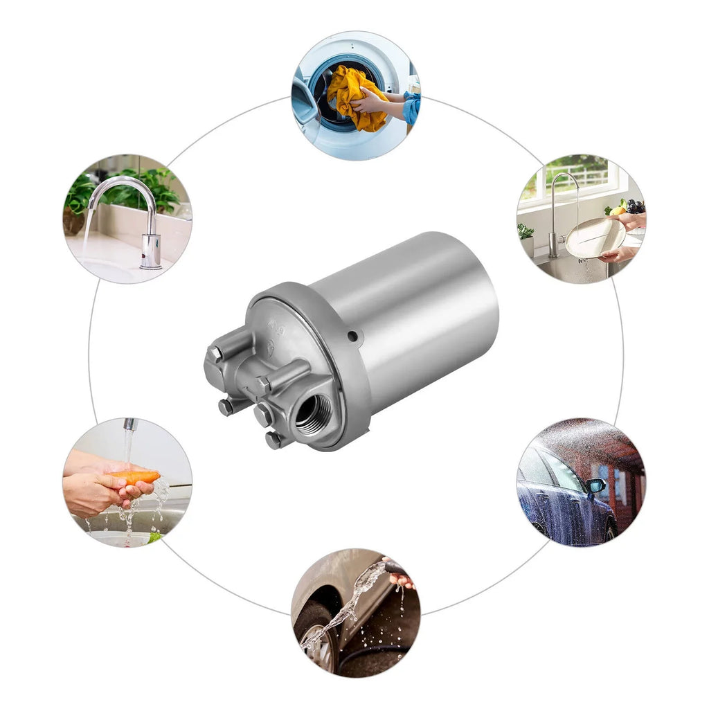 Commercial liquid Filter Shell Housing- 5" Filter 3/4" inch Npt Inlet
