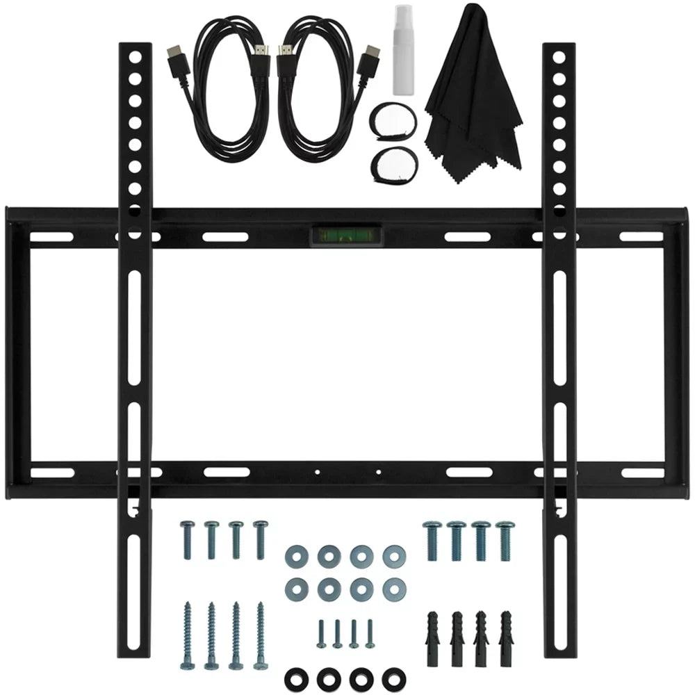 24LM520S-WU 24" Class HD Smart TV,23.6" Slim Flat Wall Mount Kit, Universal Screen Cleaner