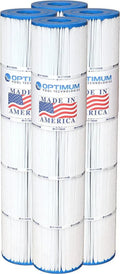 Cartridge Element - Made in USA. Pool Filter 4 Pack Replacement for Pentair Clean & Clear Plus 520; 125/130 SQ.FT