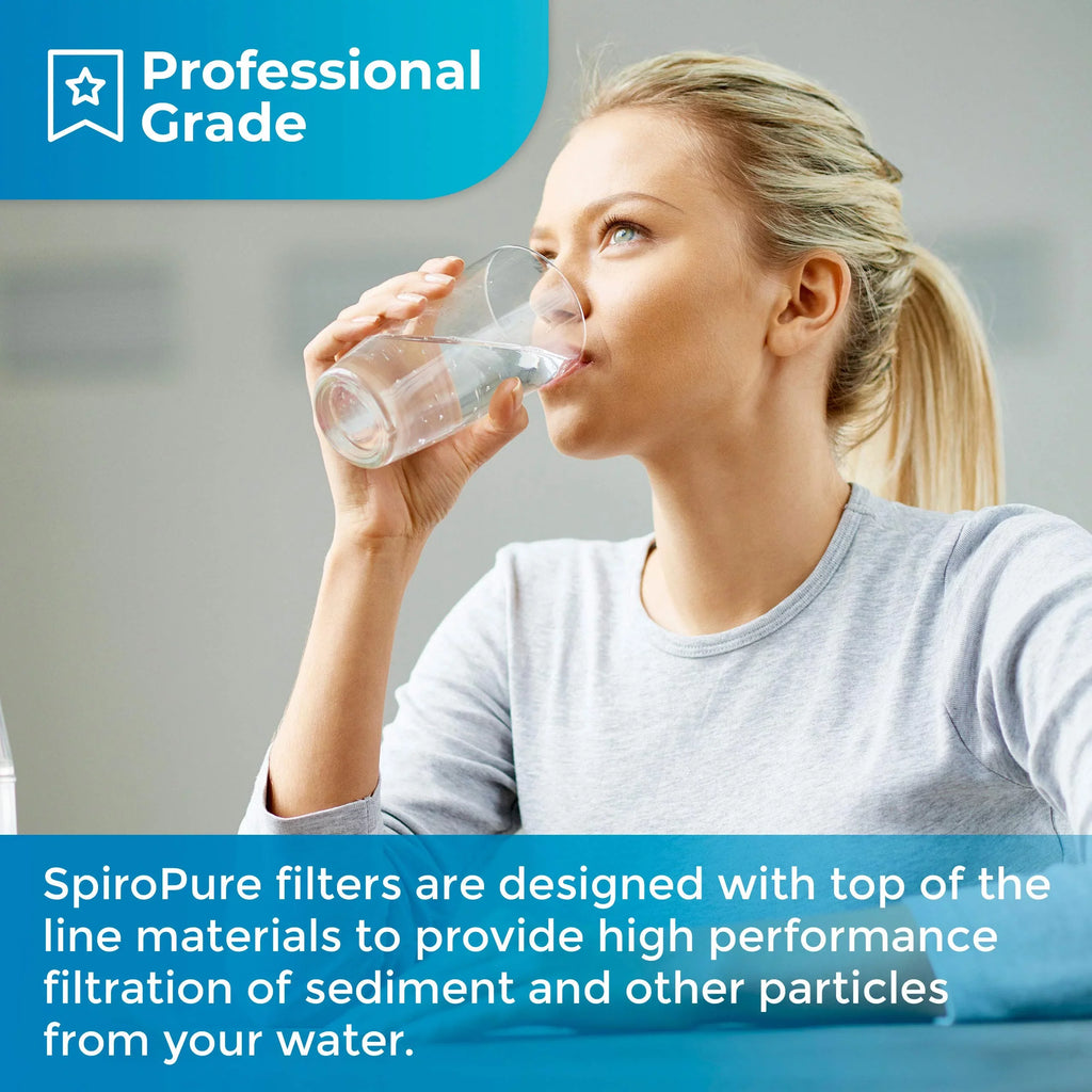 SpiroPure SP-CW50-20 20x2.5 50 Micron String-Wound Polypropylene Sediment aqua Filter Cartridge SWC-25-2050 (Case of 20)