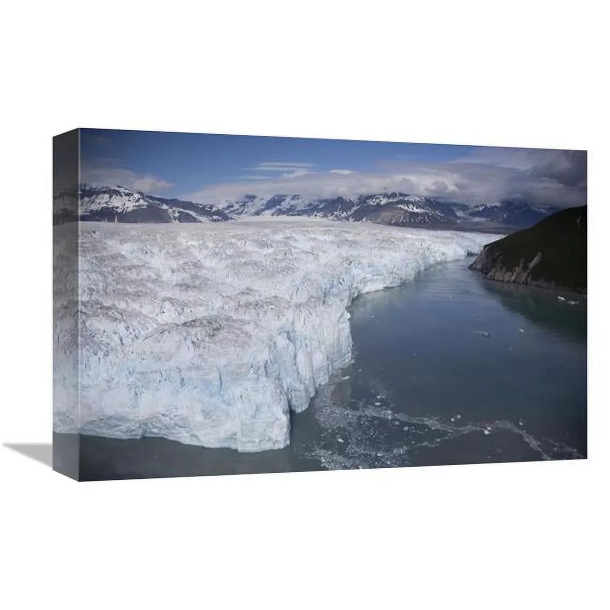 Elias National Park, Alaska Art Print - Matthias Breiter. Hubbard Glacier Encroaching on Gilbert Point, Wrangell-St. 12 x 18 in