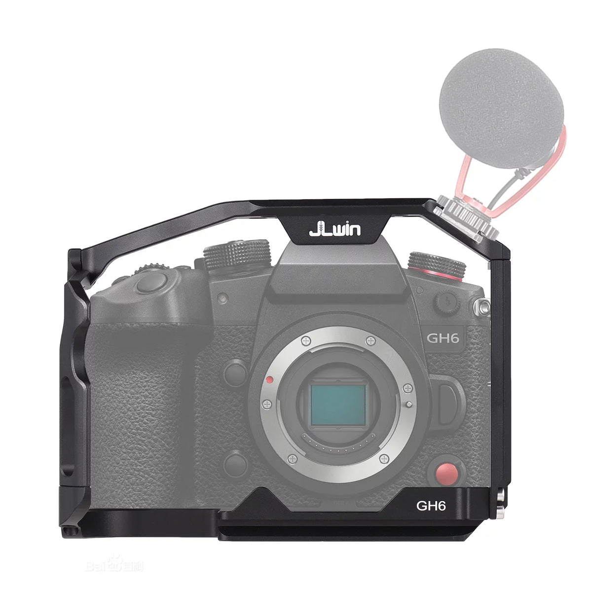 Dcenta  Camera Cage appropriate with  GH6 Aluminum Alloy Construction with Cold Shoe Mount and Extensive Threaded Holes