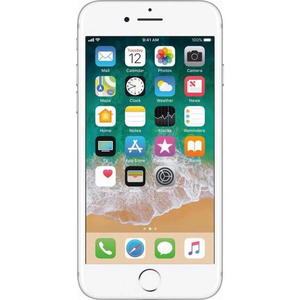 Restored  iPhone 7 A1660 (Fully Unlocked) 32GB Silver (Grade A+) w/ Wireless Earbuds (Refurbished)
