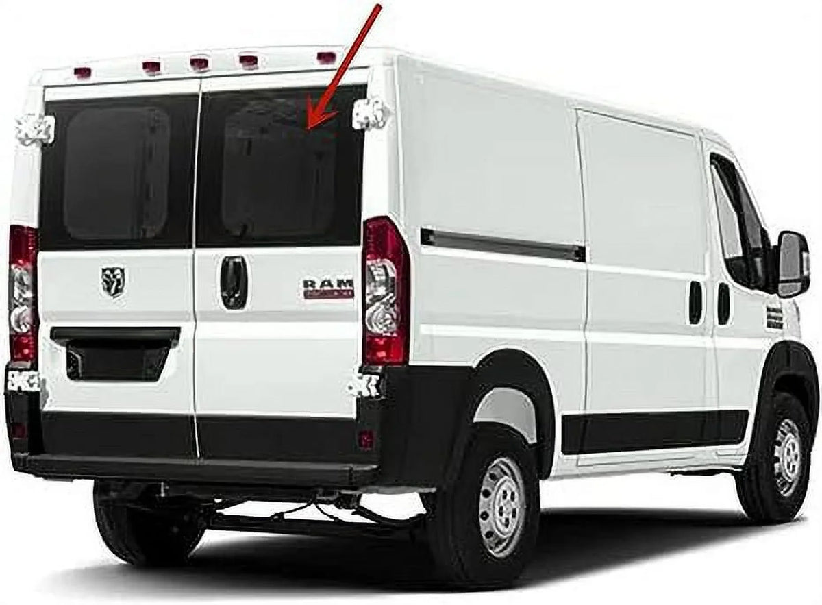 Stationary Back Window Back Glass Passenger Right Side matching with Ram Promaster Cargo Van 2014-2021 Models