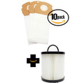 30 Replacement Eureka AirSpeed Gold AS1001AX Vacuum Bags & 1 Dust Cup Filter - suitable Eureka AS Vacuum Bag & DCF-21 Filter