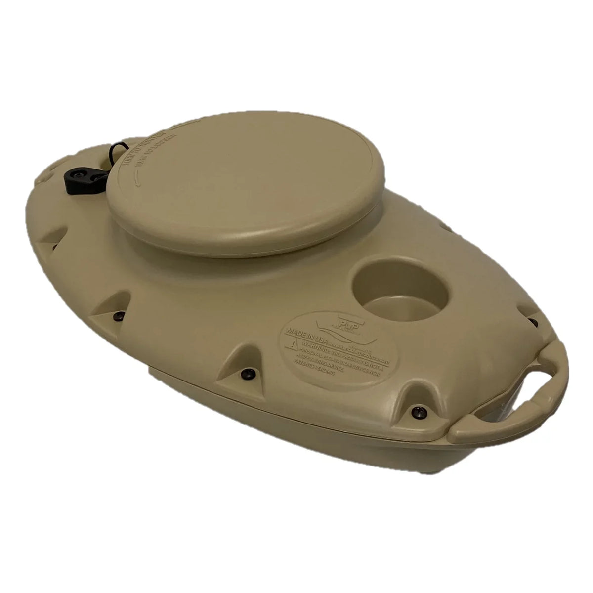 CreekKooler Pup 15 Quart Floating Beverage liquid Portable Cooler, Tan